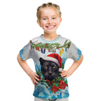 personalised-australia-panthers-christmas-kid-t-shirt-merry-and-bright-breaking-wave