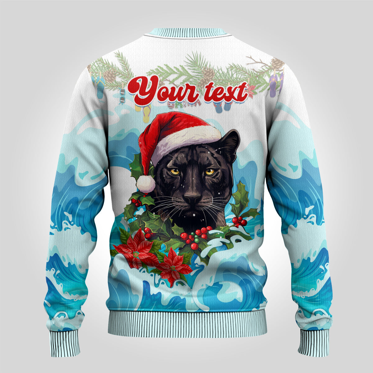 personalised-australia-panthers-christmas-ugly-christmas-sweater-merry-and-bright-breaking-wave