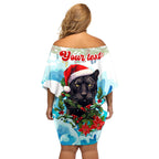 personalised-australia-panthers-christmas-off-shoulder-short-dress-merry-and-bright-breaking-wave
