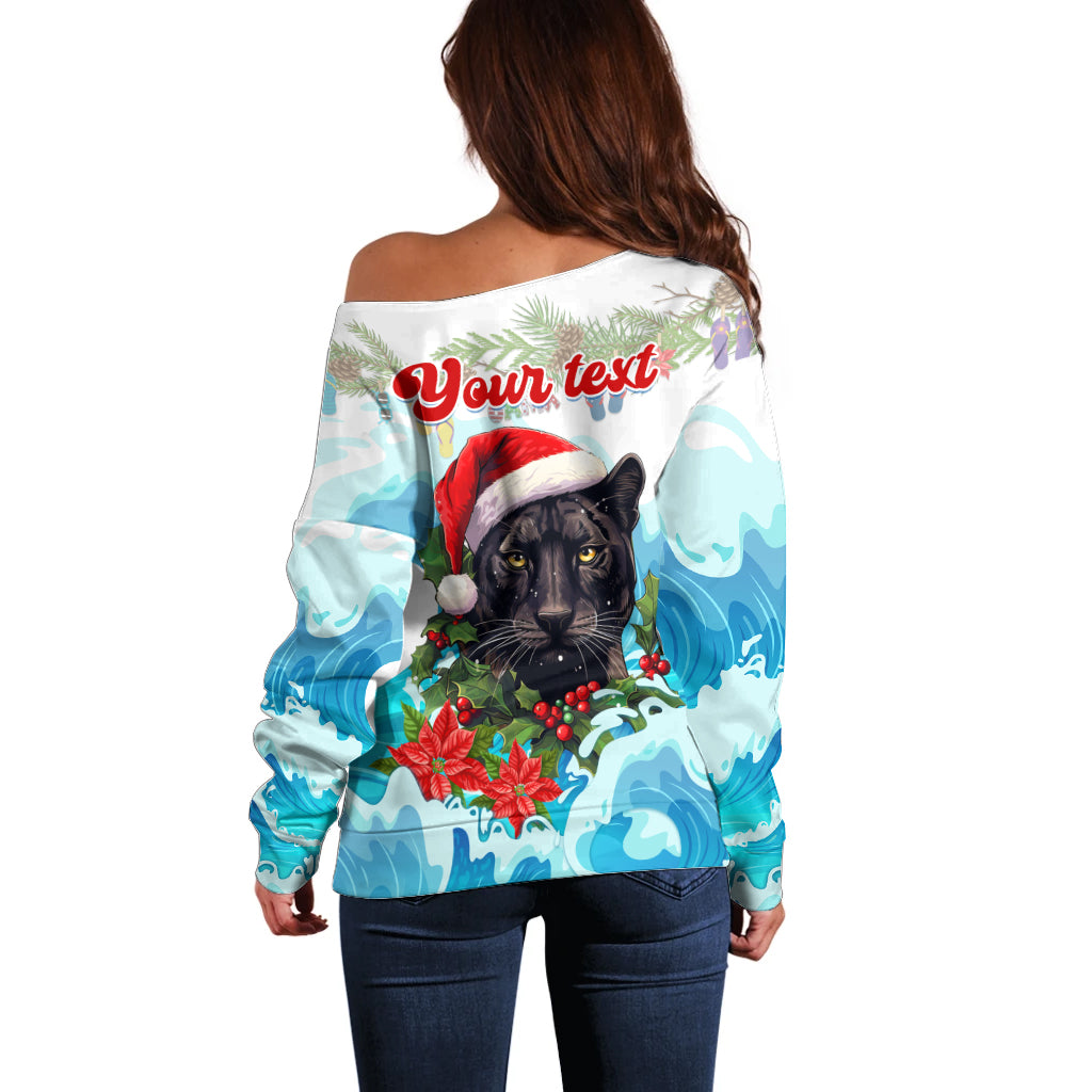 personalised-australia-panthers-christmas-off-shoulder-sweater-merry-and-bright-breaking-wave