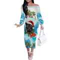 personalised-australia-panthers-christmas-off-the-shoulder-long-sleeve-dress-merry-and-bright-breaking-wave