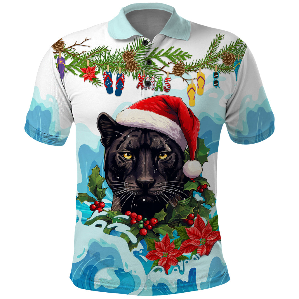 personalised-australia-panthers-christmas-polo-shirt-merry-and-bright-breaking-wave