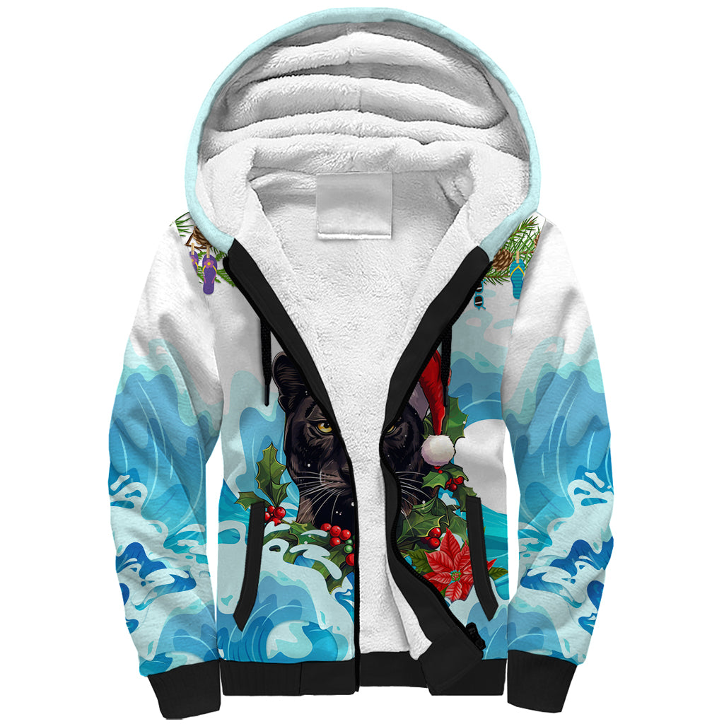 personalised-australia-panthers-christmas-sherpa-hoodie-merry-and-bright-breaking-wave