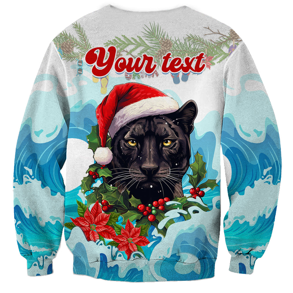 personalised-australia-panthers-christmas-sweatshirt-merry-and-bright-breaking-wave