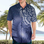 New Zealand Galaxy Fern Hawaiian Shirt