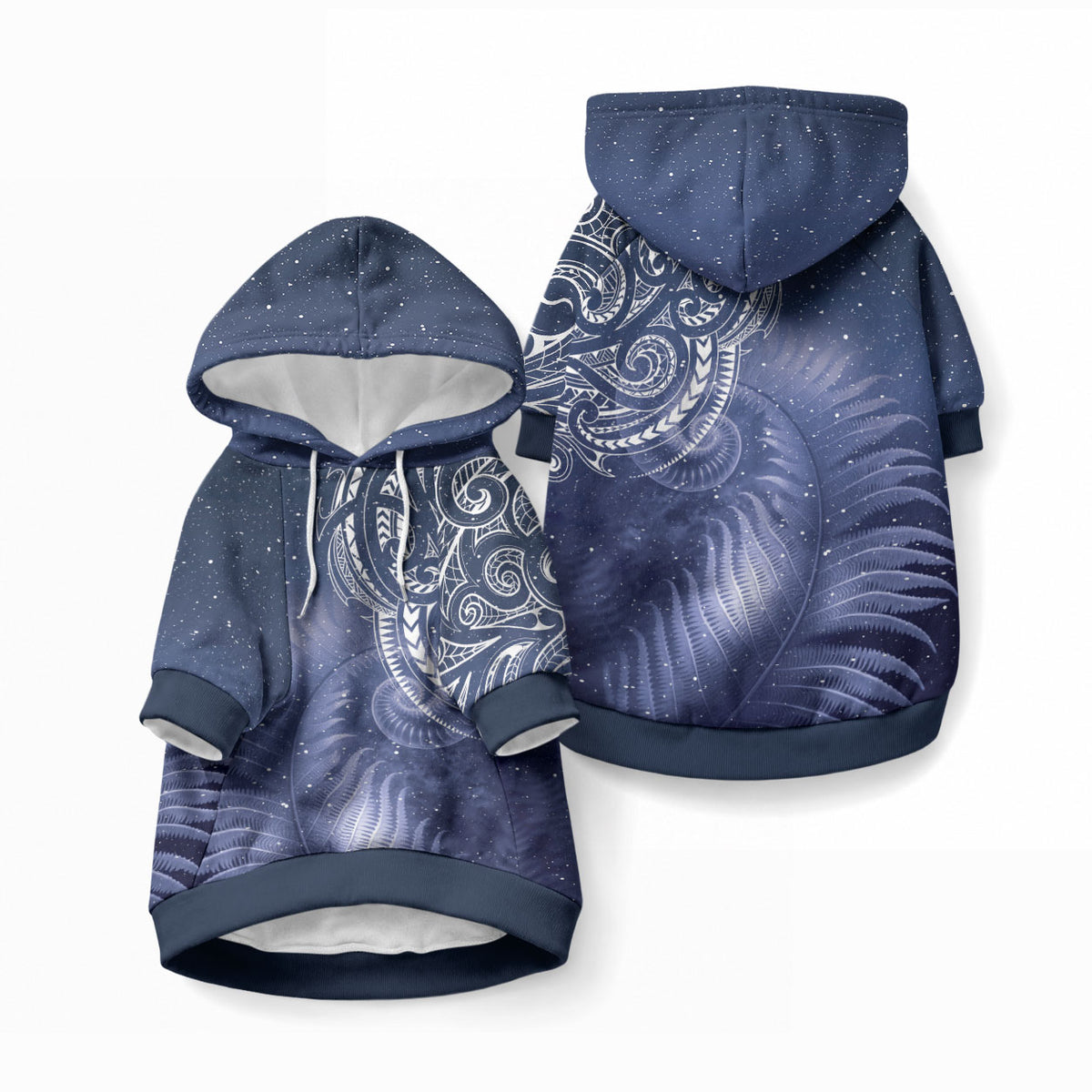 New Zealand Galaxy Fern Pet Hoodie