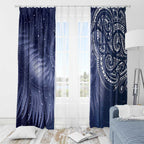 New Zealand Galaxy Fern Window Curtain