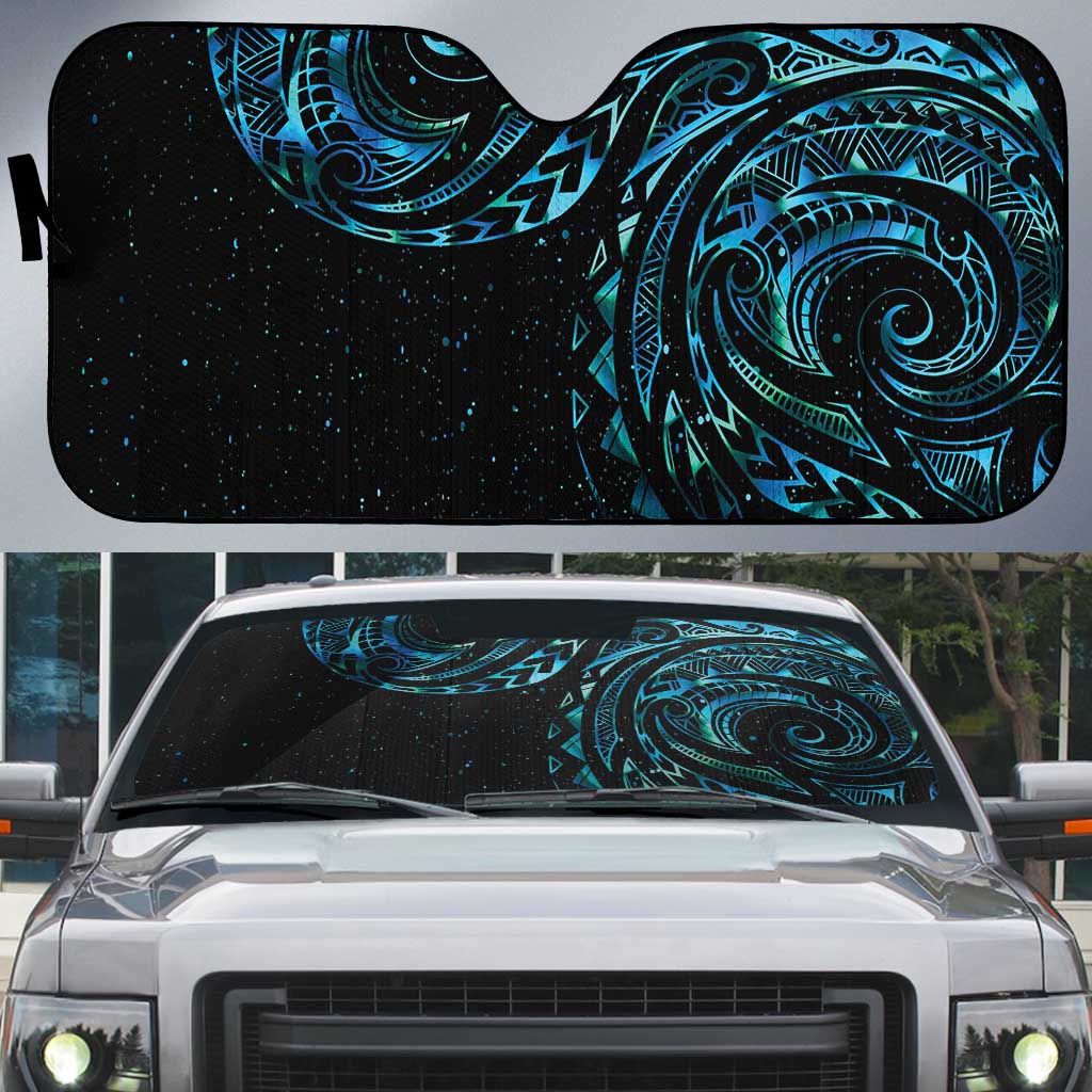 New Zealand Matariki Auto Sun Shade Galaxy Maori Tribal Tattoo - Aussie Hoodie