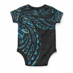 New Zealand Tribal Tattoo Baby Onesie With Matariki Art
