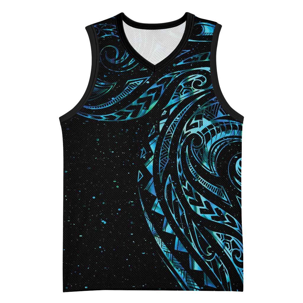 New Zealand Matariki Basketball Jersey Galaxy Maori Tribal Tattoo - Aussie Hoodie
