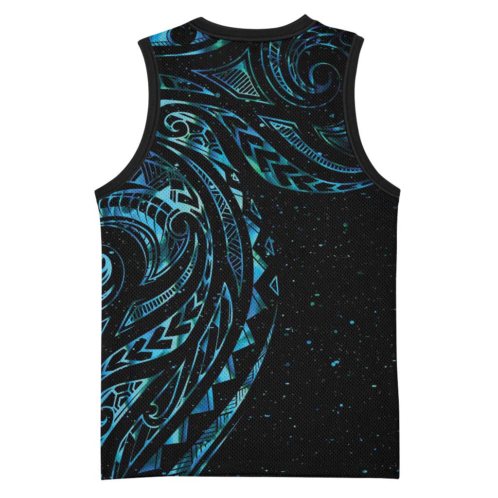 New Zealand Matariki Basketball Jersey Galaxy Maori Tribal Tattoo - Aussie Hoodie