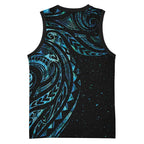 New Zealand Matariki Basketball Jersey Galaxy Maori Tribal Tattoo - Aussie Hoodie