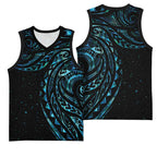 New Zealand Matariki Basketball Jersey Galaxy Maori Tribal Tattoo - Aussie Hoodie