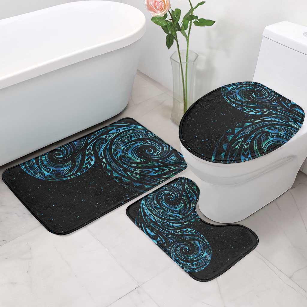 New Zealand Matariki Bathroom Set Galaxy Maori Tribal Tattoo - Aussie Hoodie