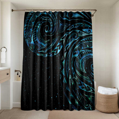 New Zealand Matariki Bathroom Set Galaxy Maori Tribal Tattoo - Aussie Hoodie