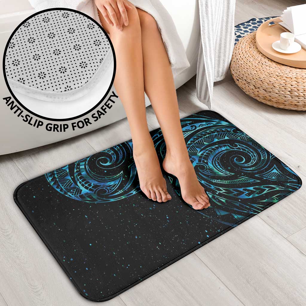 New Zealand Matariki Bathroom Set Galaxy Maori Tribal Tattoo - Aussie Hoodie