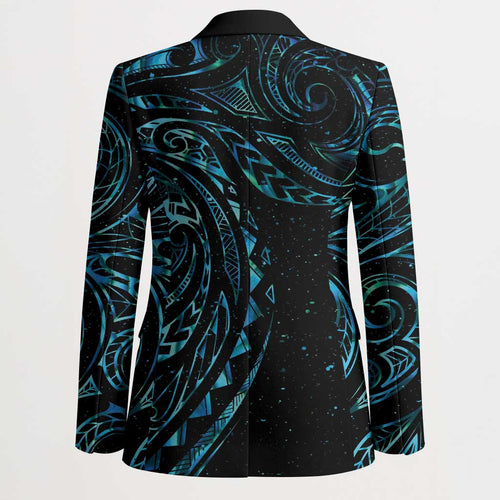 New Zealand Matariki Blazer Galaxy Maori Tribal Tattoo - Aussie Hoodie