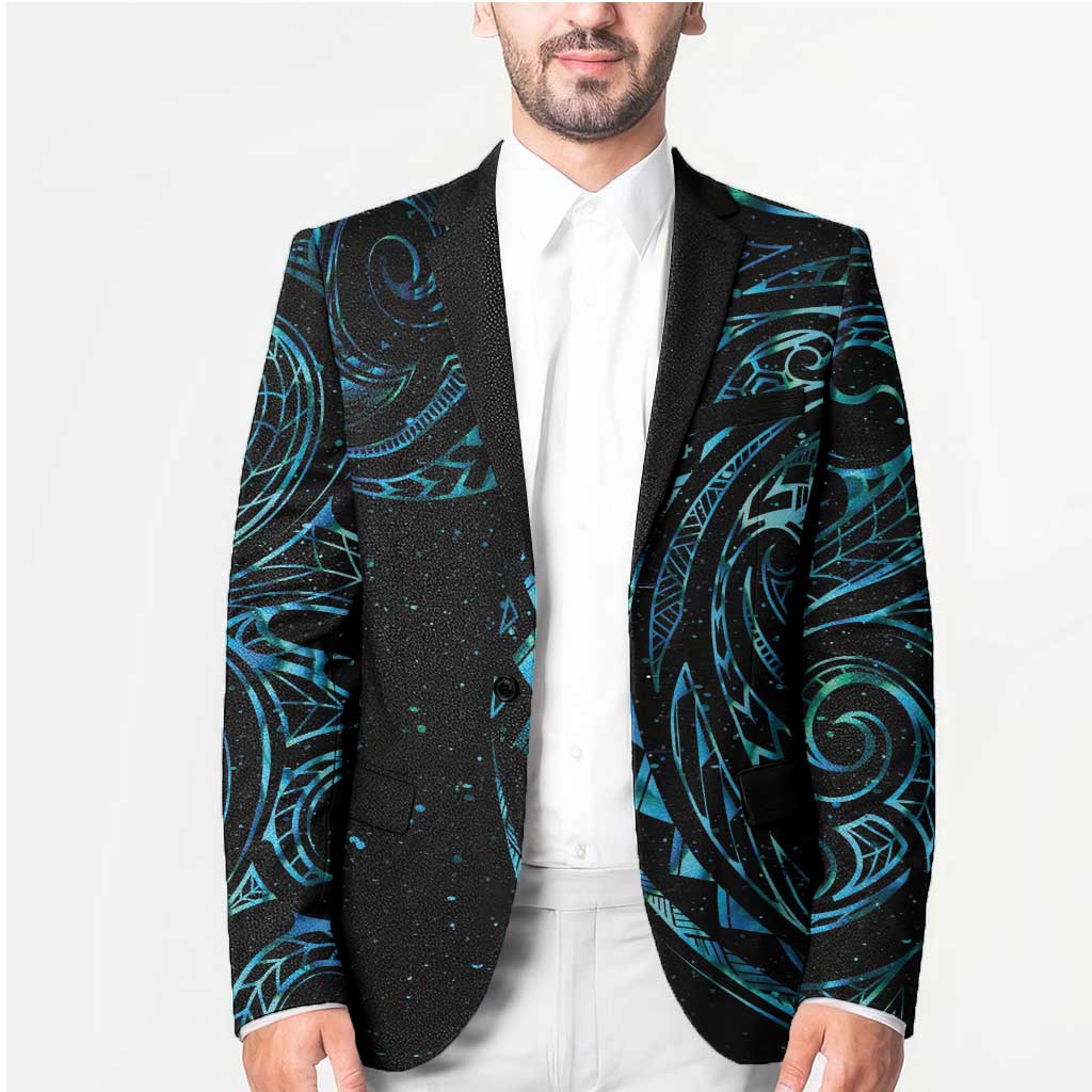 New Zealand Matariki Blazer Galaxy Maori Tribal Tattoo - Aussie Hoodie