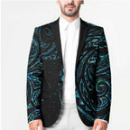 New Zealand Matariki Blazer Galaxy Maori Tribal Tattoo - Aussie Hoodie