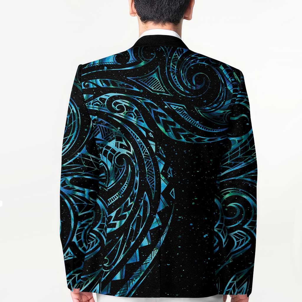 New Zealand Matariki Blazer Galaxy Maori Tribal Tattoo - Aussie Hoodie