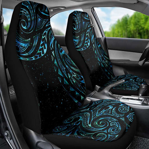 New Zealand Tribal Tattoo Car Seat Cover With Matariki Art