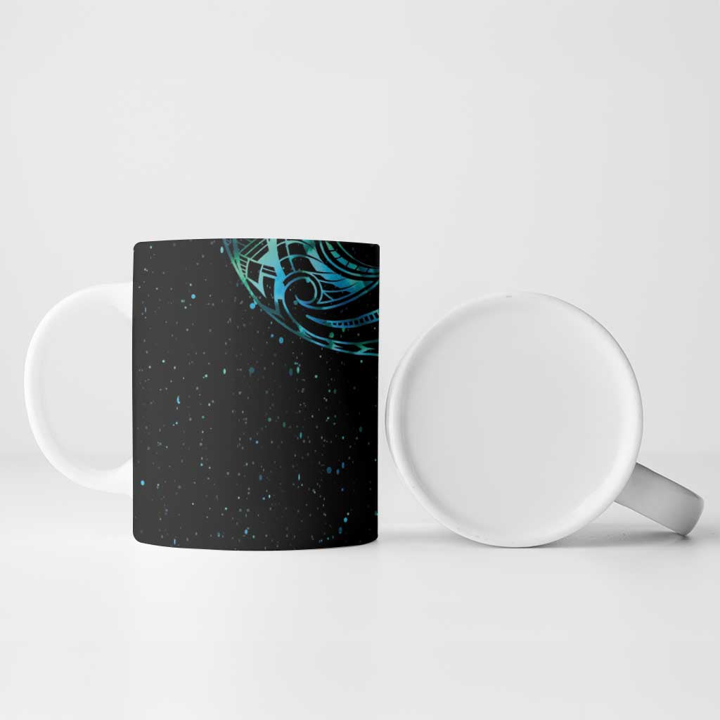 New Zealand Matariki Ceramic Mug Galaxy Maori Tribal Tattoo - Aussie Hoodie