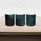 New Zealand Matariki Ceramic Mug Galaxy Maori Tribal Tattoo - Aussie Hoodie