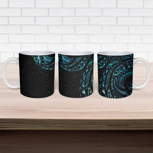 New Zealand Matariki Ceramic Mug Galaxy Maori Tribal Tattoo - Aussie Hoodie