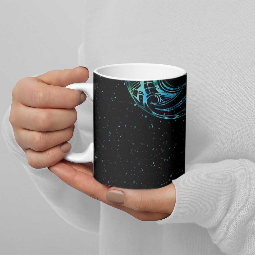 New Zealand Matariki Ceramic Mug Galaxy Maori Tribal Tattoo - Aussie Hoodie