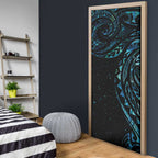 New Zealand Matariki Door Cover Galaxy Maori Tribal Tattoo - Aussie Hoodie