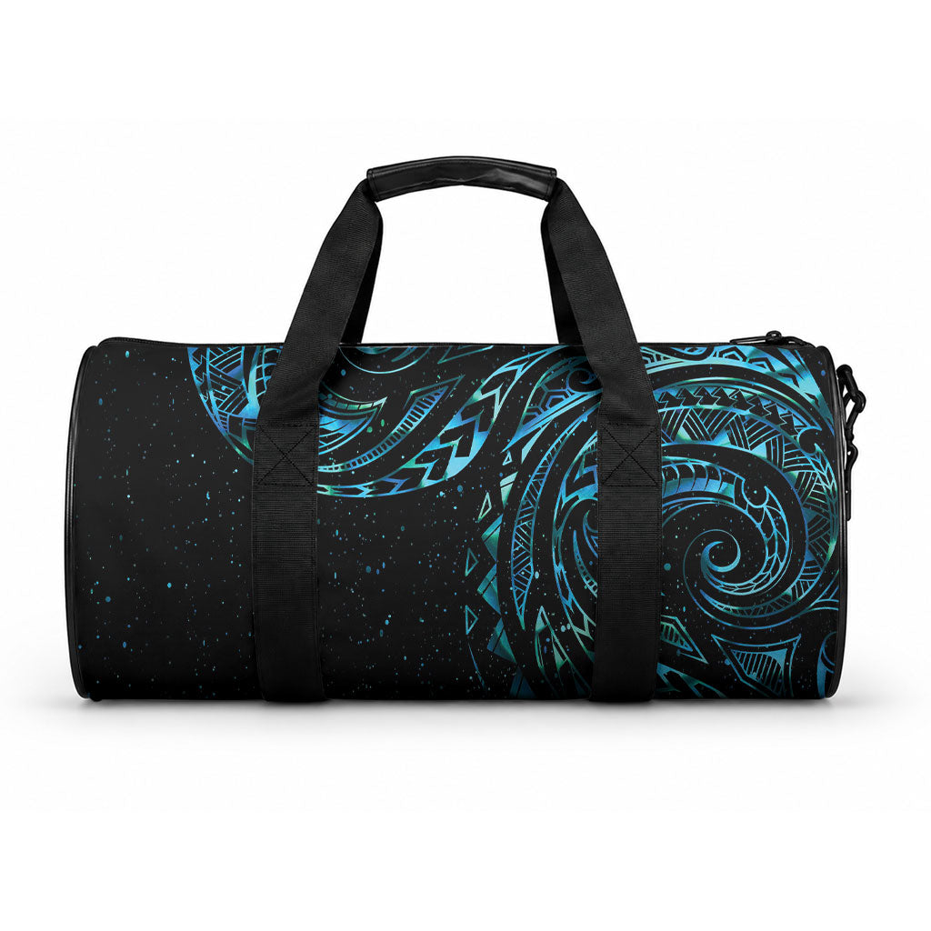 New Zealand Tribal Tattoo Duffle Bag With Matariki Art