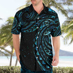 New Zealand Tribal Tattoo Hawaiian Shirt With Matariki Art