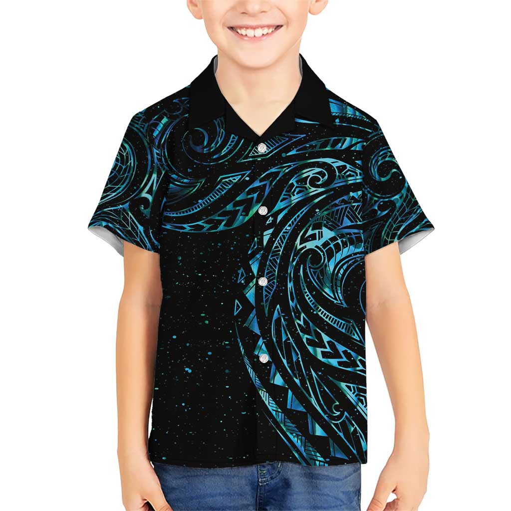 New Zealand Tribal Tattoo Hawaiian Shirt With Matariki Art