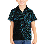 New Zealand Tribal Tattoo Hawaiian Shirt With Matariki Art
