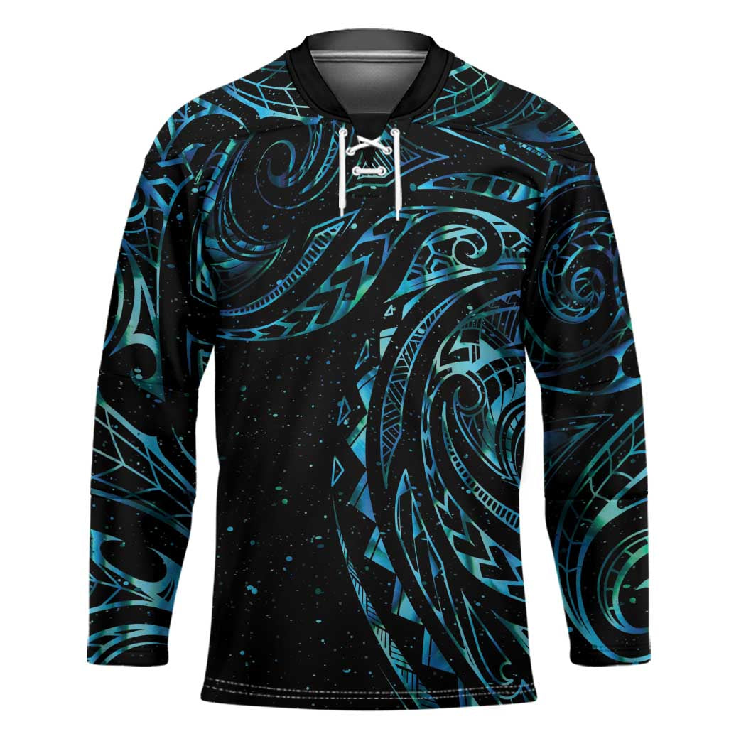 New Zealand Matariki Hockey Jersey Galaxy Maori Tribal Tattoo - Aussie Hoodie