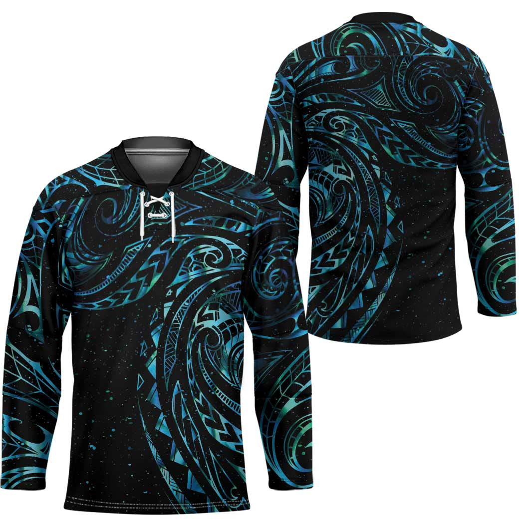 New Zealand Matariki Hockey Jersey Galaxy Maori Tribal Tattoo - Aussie Hoodie