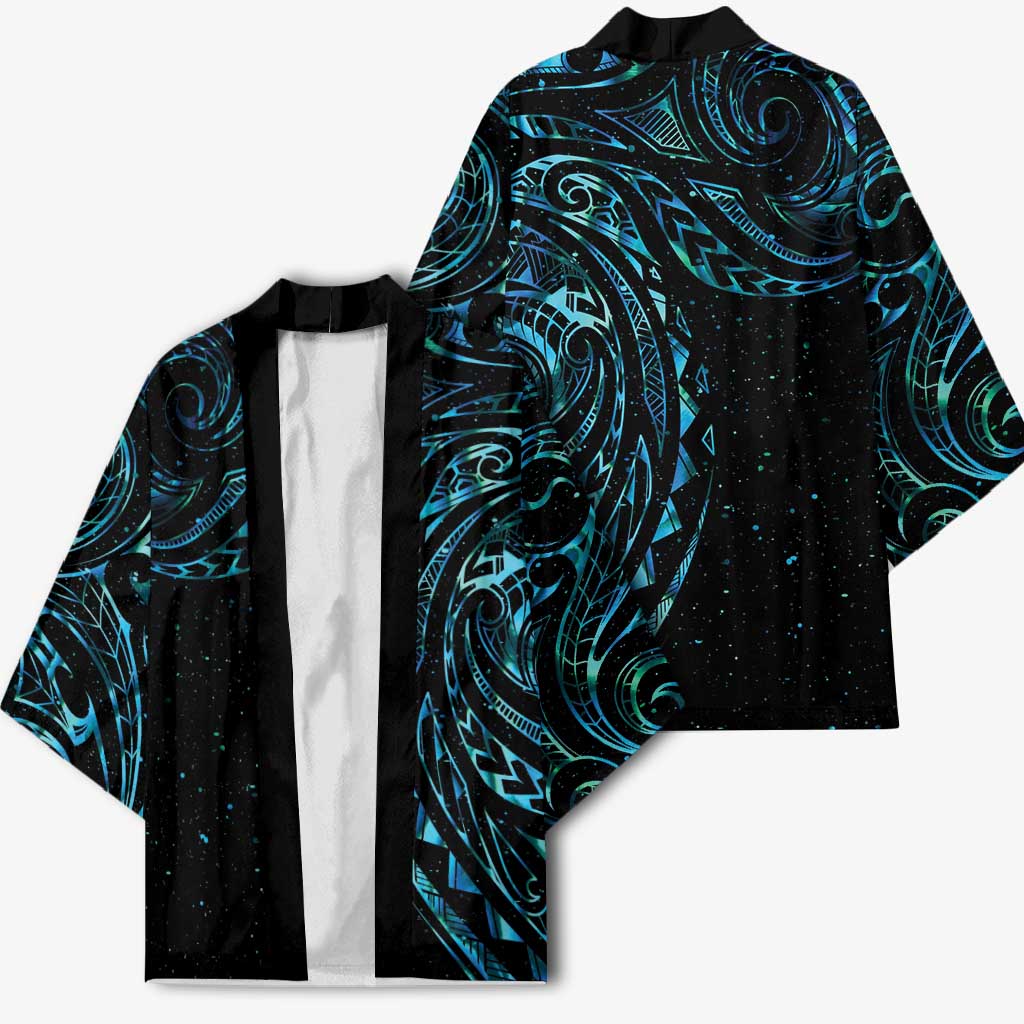 New Zealand Matariki Kimono Galaxy Maori Tribal Tattoo - Aussie Hoodie
