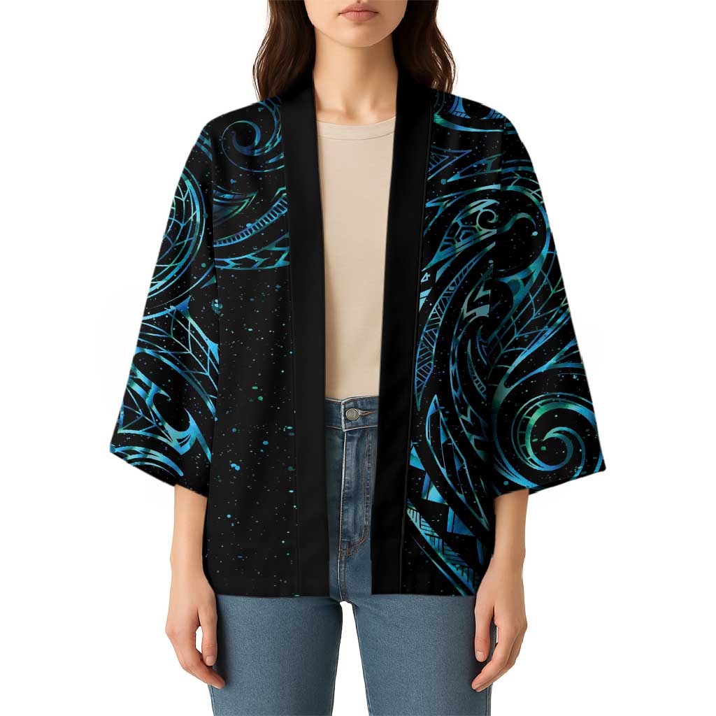 New Zealand Matariki Kimono Galaxy Maori Tribal Tattoo - Aussie Hoodie