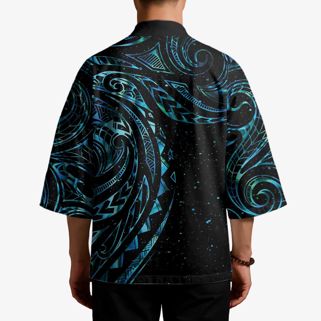 New Zealand Matariki Kimono Galaxy Maori Tribal Tattoo - Aussie Hoodie