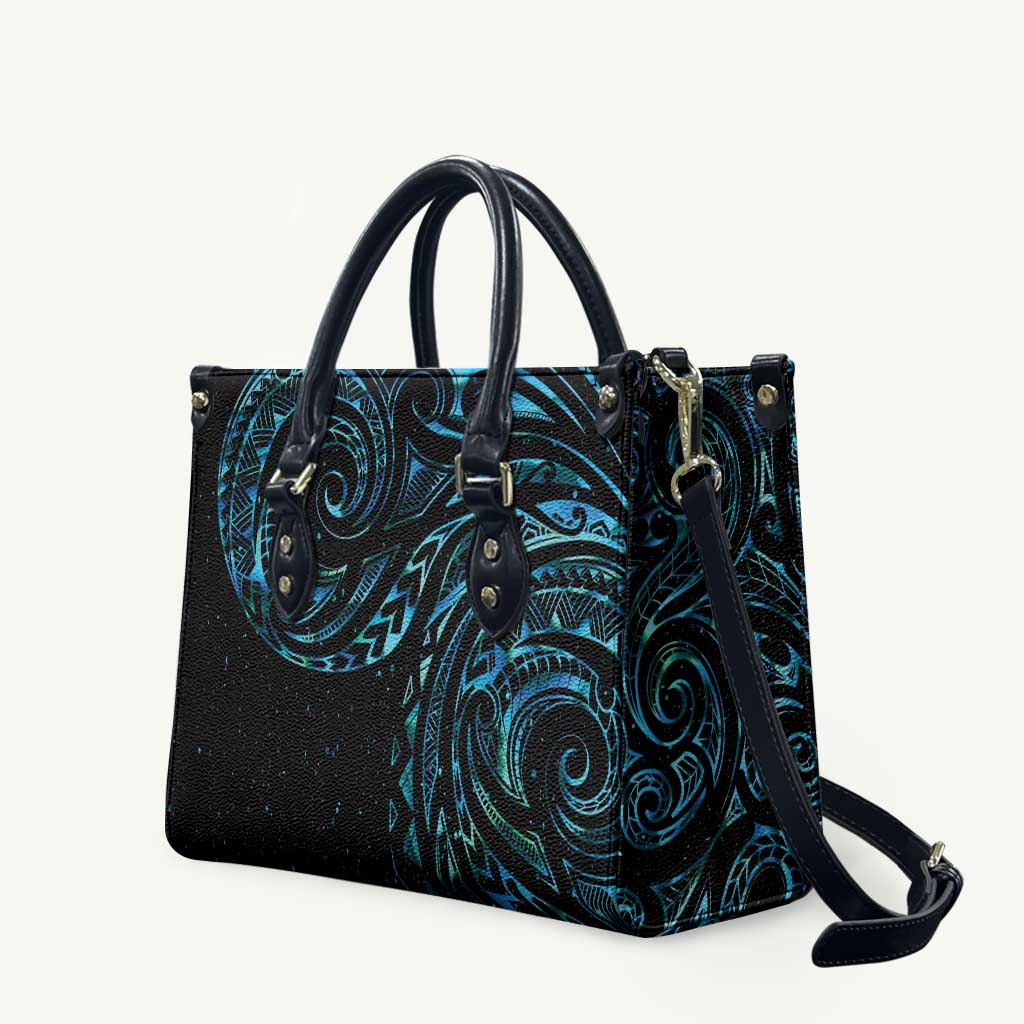 New Zealand Matariki Leather Bag Galaxy Maori Tribal Tattoo - Aussie Hoodie