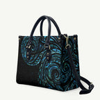 New Zealand Matariki Leather Bag Galaxy Maori Tribal Tattoo - Aussie Hoodie