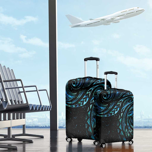 New Zealand Tribal Tattoo Luggage Cover With Matariki Art