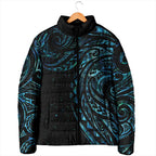 New Zealand Matariki Padded Jacket Galaxy Maori Tribal Tattoo - Aussie Hoodie