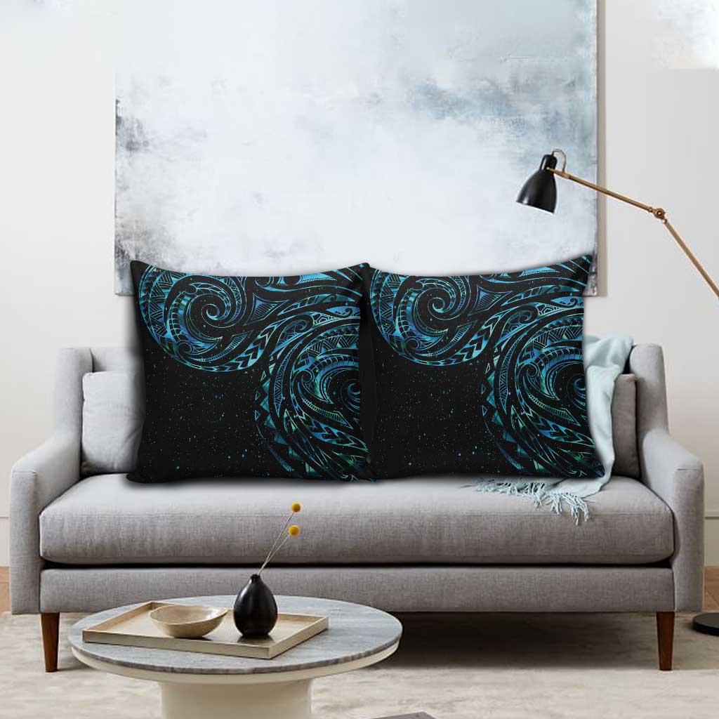 New Zealand Matariki Pillow Cover Galaxy Maori Tribal Tattoo - Aussie Hoodie