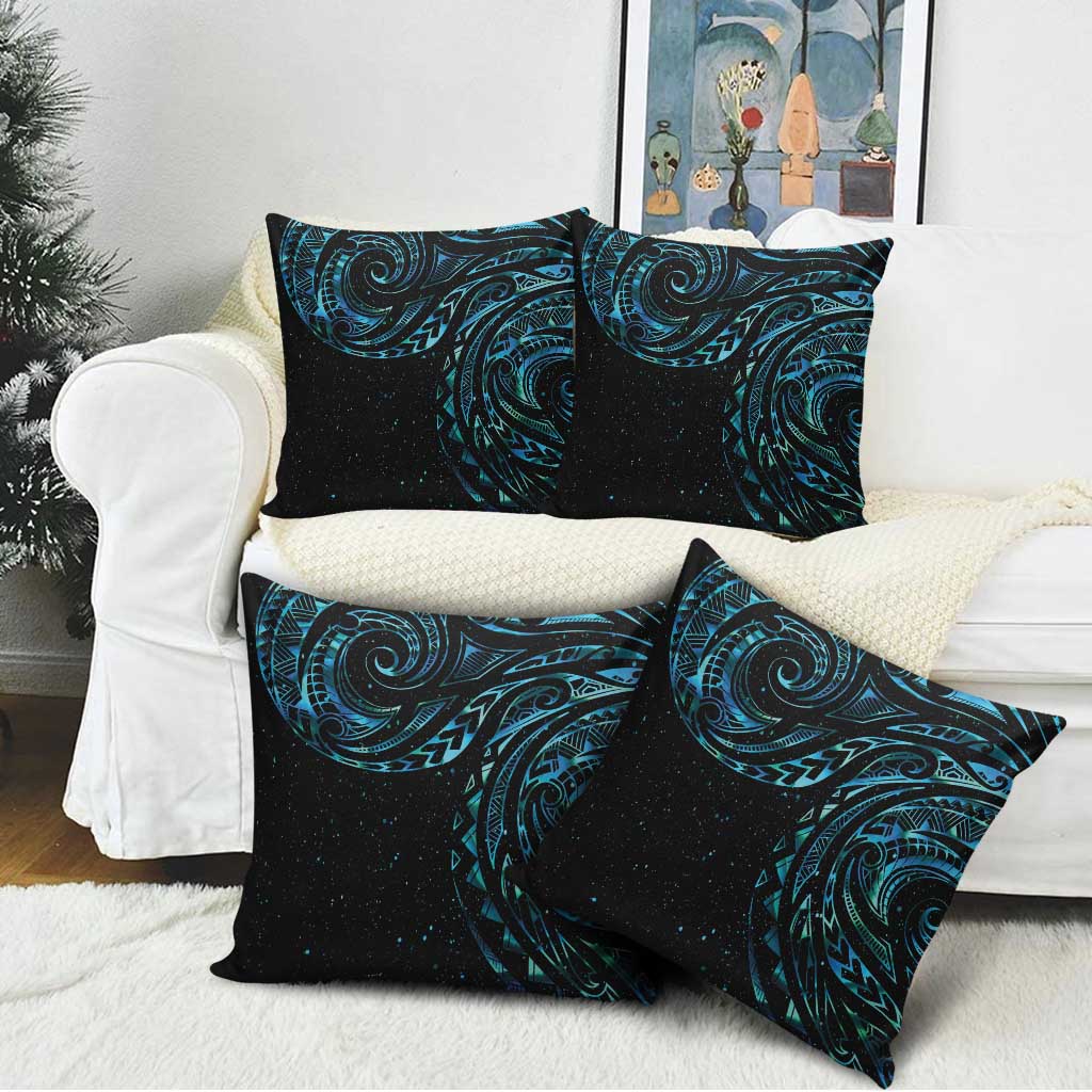 New Zealand Matariki Pillow Cover Galaxy Maori Tribal Tattoo - Aussie Hoodie