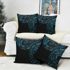 New Zealand Matariki Pillow Cover Galaxy Maori Tribal Tattoo - Aussie Hoodie