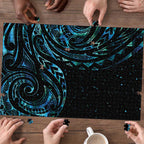 New Zealand Matariki Puzzle Galaxy Maori Tribal Tattoo - Aussie Hoodie