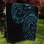 New Zealand Tribal Tattoo Quilt With Matariki Art
