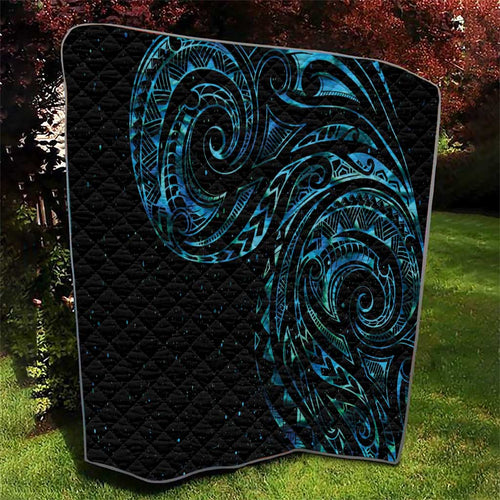 New Zealand Tribal Tattoo Quilt With Matariki Art