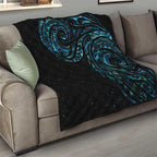 New Zealand Tribal Tattoo Quilt With Matariki Art